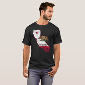 California Flag Patriotic T-Shirt (Vorne ganz)