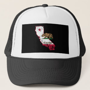 California Flag Patriotic Truckerkappe