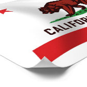 California Flag Poster Print (Ecke)