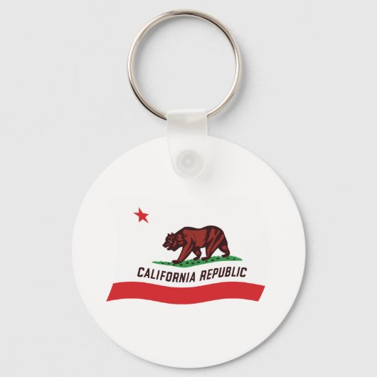 California Flag Schlüsselanhänger (Vorderseite)
