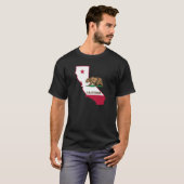 California Flag Silhouette T-Shirt (Vorne ganz)
