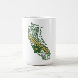 California Floral Doodles Kaffeetasse