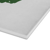 California Floral Doodles Schneidebrett (Ecke)