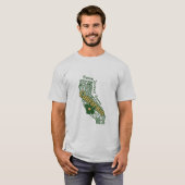 California Floral Doodles T-Shirt (Vorne ganz)