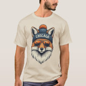 California FOX with Beanie Chicago T-Shirt (Vorderseite)