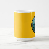 California Freediving Diver with Fish and Kelp URM Kaffeetasse (Mittel)