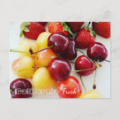 California Fresh Fruits Postkarte (Vorderseite)