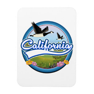 California-Gänse-Urlaub-Logo Magnet