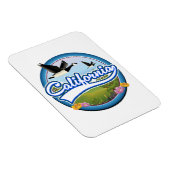 California Gänse Urlaubslogo Magnet (Rechte Seite)