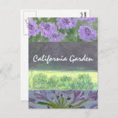 California Garden Postkarte (Vorne/Hinten)