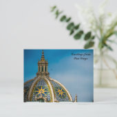 California Gebäude Dome Balboa Postkarte (Stehend Vorderseite)