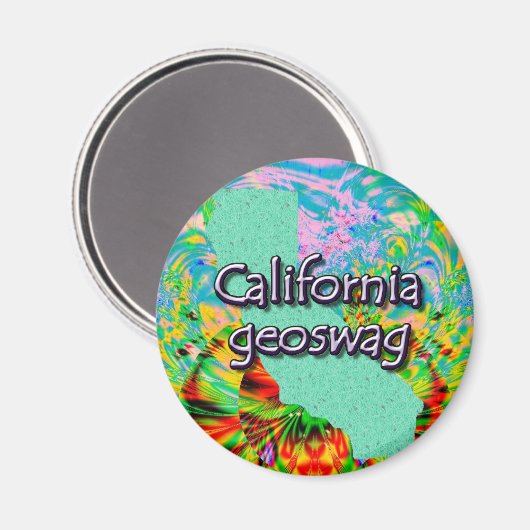 California Geocaching Supplies Magnet Geoswag (Vorderseite/Rückseite)