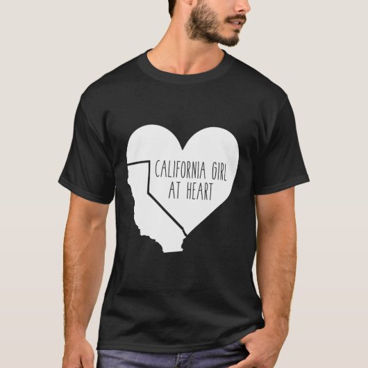 California Girl At Heart T-Shirt (Vorderseite)
