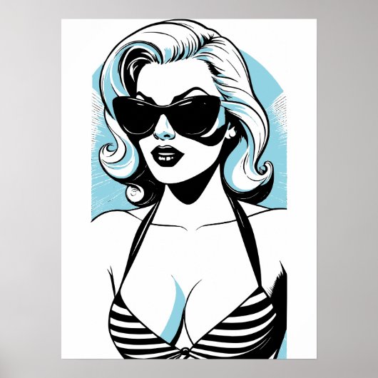 California Girl Poster (Vorne)