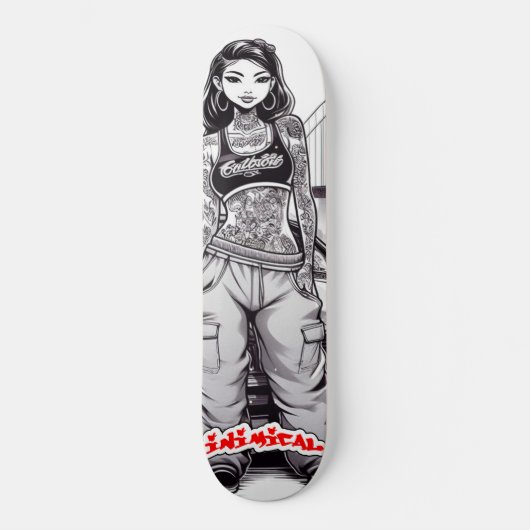 California Girl Skateboard (Vorderseite)
