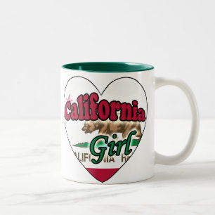 California Girl Zweifarbige Tasse
