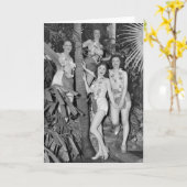 California Girls, 1930er Karte (Gelbe Blume)