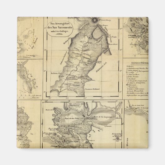 California Gold Rush Magnet (Vorne)