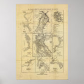 California Gold Rush Poster (Vorne)