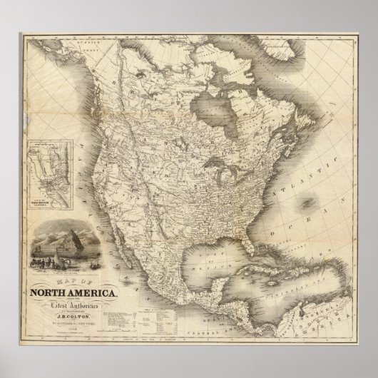 California Gold Rush Poster (Vorne)