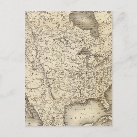 California Gold Rush Postkarte (Vorderseite)