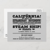 California Gold Rush Postkarte (Vorne/Hinten)