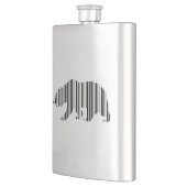 CALIFORNIA GOLDEN BEAR BAR CODE Design Flachmann (Links)