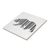 CALIFORNIA GOLDEN BEAR BAR CODE Design Fliese (Seite)