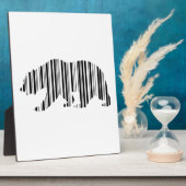 CALIFORNIA GOLDEN BEAR BAR CODE Design Fotoplatte (Seite)
