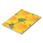 California Golden Poppy Notizblock (Rotiert)