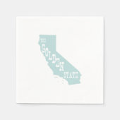 California Golden Staat Nickname Motto Serviette (Vorderseite)