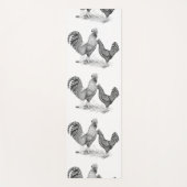 California Gray Rooster und Hen Yogamatte (Vorderseite)