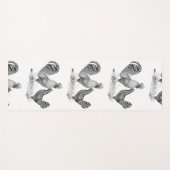 California Gray Rooster und Hen Yogamatte (Vorderseite (Horizontal))