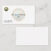 California Great Siegel Visitenkarte (Vorne/Hinten)