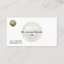 California Great Siegel Visitenkarte