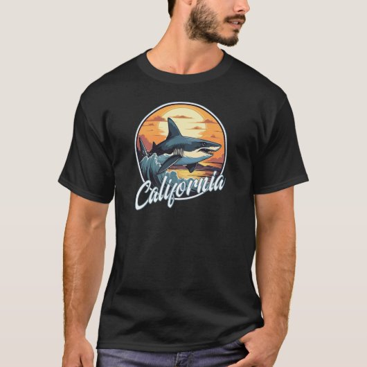 California Great White Shark T-Shirt (Vorderseite)