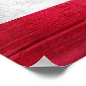 California Grunge Staat Flach Poster (Ecke)