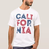 California Grunge Style Lettering Men's T - Shirt (Vorderseite)