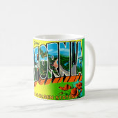 California Grußkarte Kaffeetasse (VorderseiteRechts)