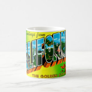 California Grußkarte Kaffeetasse