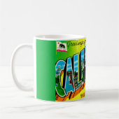California Grußkarte Kaffeetasse (Links)