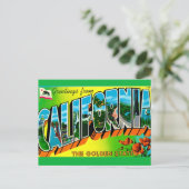 California Grußkarte Postkarte (Stehend Vorderseite)