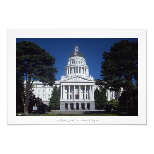 "California Hauptstadt", Sacramento Fotodruck (Vorne)