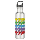 California Hearful Edelstahlflasche (Vorderseite)