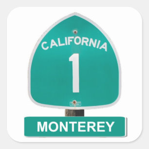 California Highway 1 Monterey Stickers