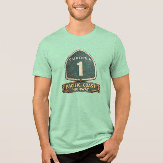 California Highway eins Pacific Coast Highway Tri-Blend Shirt