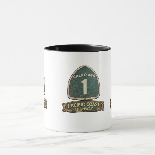 California Highway one Pacific Coast Highway Tasse (Zentrum)