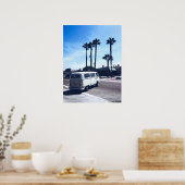 California Hippie Van Poster (Küche)