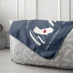California Home State Personalized Sherpadecke