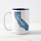 California Home Wood Grain Zweifarbige Tasse (Links)